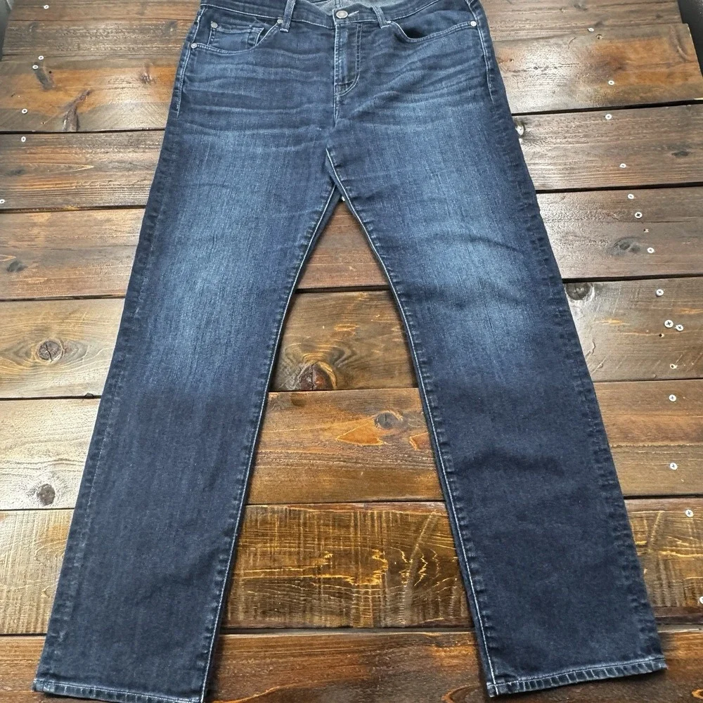 7 Seven For All Mankind Slimmy Men's Straight Blue Jeans 34/31 Tag 33